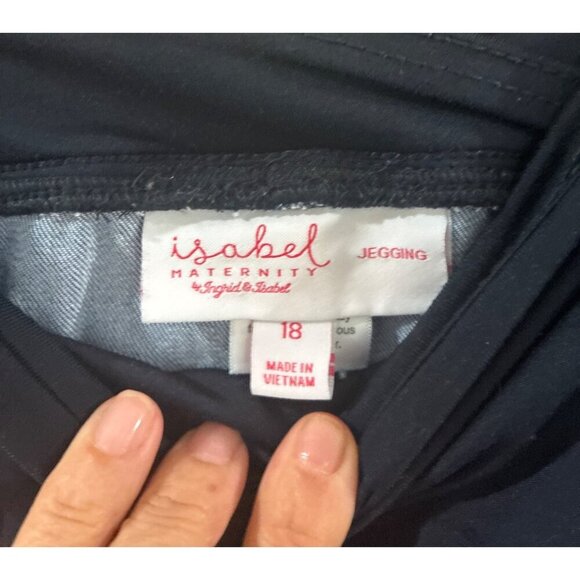 Isabel Maternity Jeans blue Jeggins size 18 over the belly blue jeans cross over - Picture 2 of 7